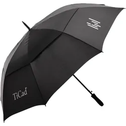 TiCad Golfschirm Windbuster UV-Schutz, schwarz