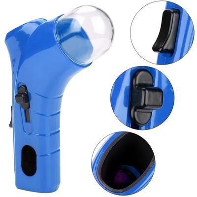 Market Central Interactive Cat Treat Launcher With Food Storage Container blue