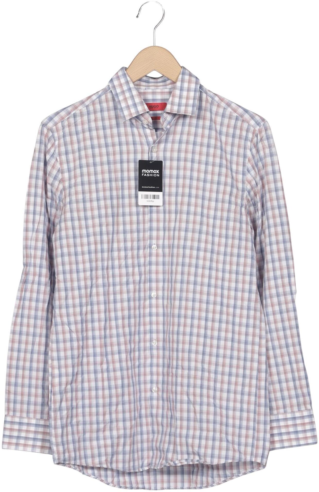 Hugo by Hugo Boss Herren Hemd, Mehrfarbig, Gr. S (US 15), Baumwolle - Second Hand