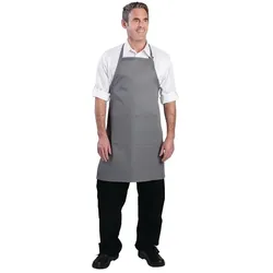 Gastronoble Chef Works verstellbare Latzschürze grau