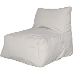 Chic Antique Nylon Lounge-Sessel für Draussen, H65/L80/B75 cm beige