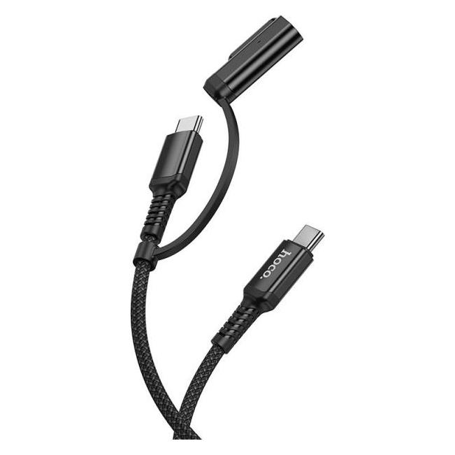 Hoco Cable Cable 2in1 USB C to USB C / Mag3 240W 1,8 m U142 black (1.80 m, 240 W) (64643153)