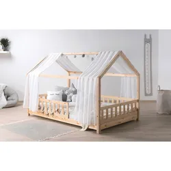 Hausbett KIM Naturfarben ca.140x200cm Echtholz