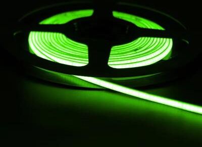 Inspired Finds LumiFlex 12V COB LED Strip Lights Ultra Slim 2.7mm High Brightness Multi Color Tape For Room & Decorative Lighting green 0.5m 12v