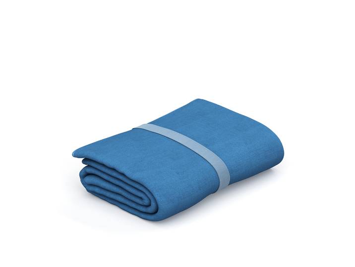 Mikrofaser Badetuch 90 x 180 cm hellblau