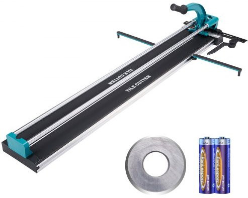 Vevor Tegelsnijder met dubbele rail, snijlengte 1200 mm, snijdikte 4-15 mm, inclusief extra snijwiel