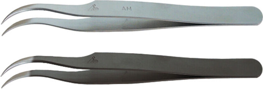 HOLEX Pinzette abgesetzt / sichelförmig spitz, 120 mm, Form 7, AMB (727630 AMB)