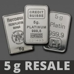 Platinbarren 5g (Resale)