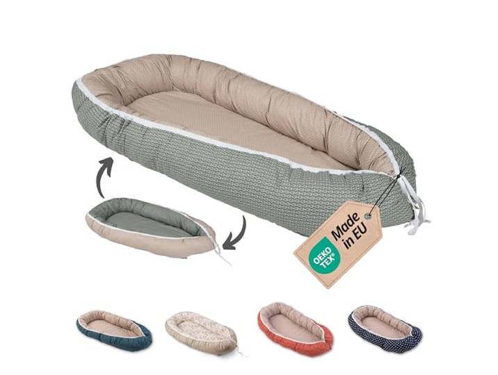 ULLENBOOM Babynest - Ideal für Neugeborene - OEKO-TEX zertifiziert