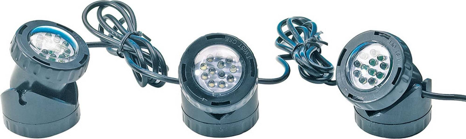 Heissner U130-T Inbouw Zwembad LED Verlichting Warm wit Zwart
