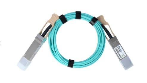 BlueOptics Compatibel Ixia QSFP-100G-AOC-1M QSFP28 Actieve optische kabel (AOC), 100GBASE-SR4, Ethernet, Infiniband, 1 meter
