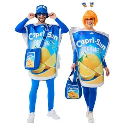 Kostüm "Capri-Sun", blau-orange