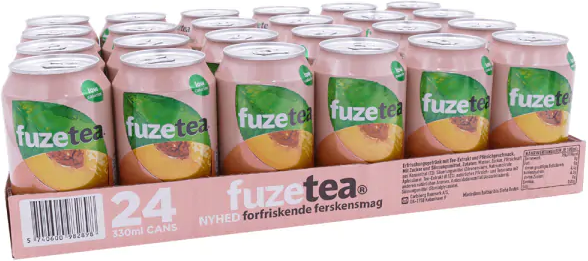 Coca-Cola Fuze Tea Black Peach - Pantfri - 24 X 0,33 L