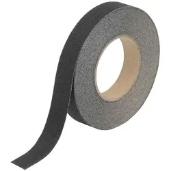 Brady, Klebeband, B-916, Anti-Rutsch Band, Polyester, Schwarz, 25mm x 18m, permanent (1 Rolle) (25 mm)