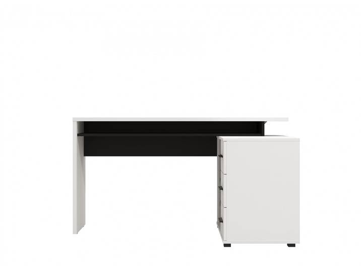 Schreibtisch HOME AFFAIRE Arhimed , weiss (opaque weiß), B:137,5cm H:75cm, Tische, Schreibtisch, zeitlos und praktisch, Home Office geeignet