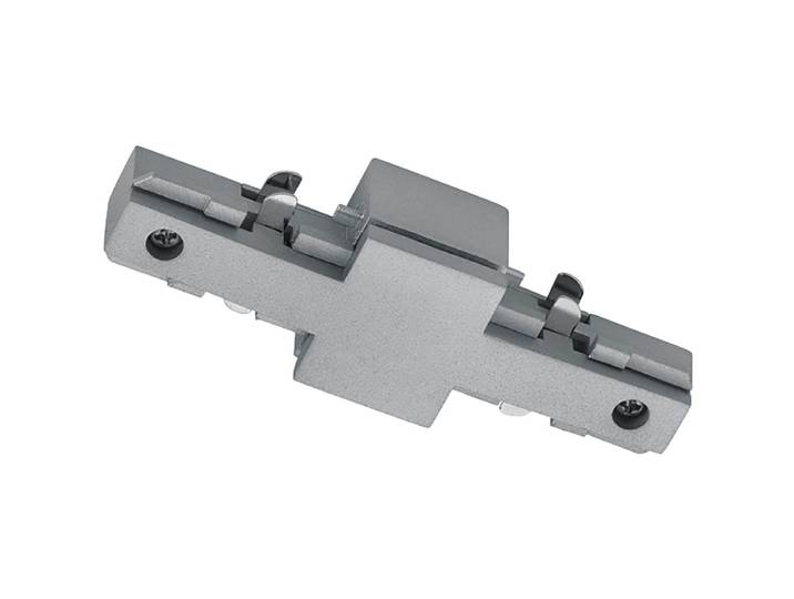 Spanningsrail Doorverbinder - Trion Dual - Rechte Connector - 2 Fase - Mat Titaan
