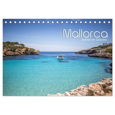 Mallorca - Strände im Südosten (Tischkalender 2027 DIN A5 quer), CALVENDO Monatskalender