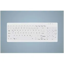 Active Key Exchangeable Silicone Key Membrane for AK-C7012 White (DE, Kabelgebunden), Tastatur, Weiss