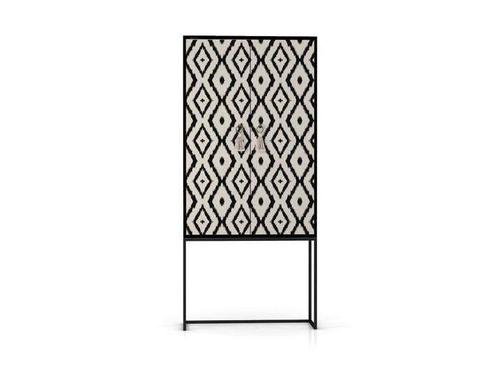 Buffet armoire 2 portes en MDF imprimé