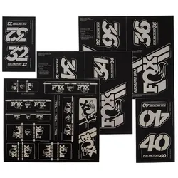 2019 FOX Heritage Decal Kit Fork & Shock | bis MY20 | Stealth