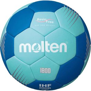 Molten Handball H1F1800-CB, Größe 1, blau/türkis, 315 Gramm, Trainingsball