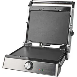 Nedis KAGR151FSR, Kontaktgrill, Schwarz