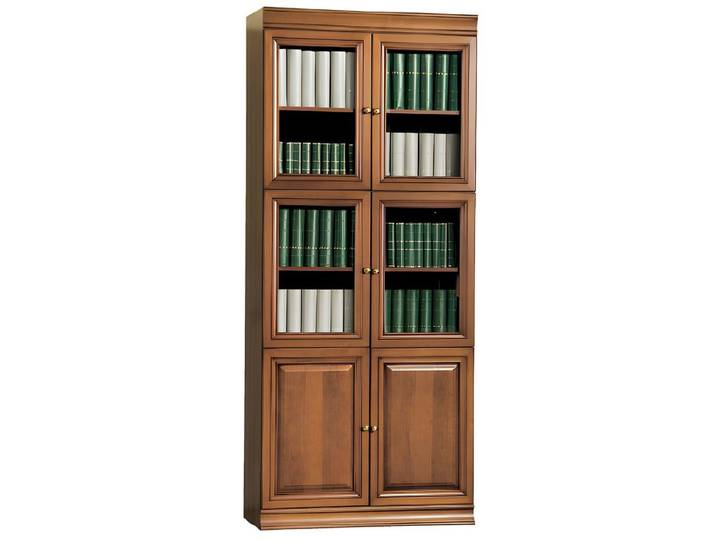 Xlmoebel Aktenschrank Schrank SE-1 mit Glasvitrine und elegantem Design (1-St., Klassische Schränke Schrank Schrankwand - Model SE-1) Hergestellt in Europa