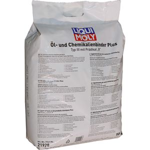 Liqui-Moly Ölbindemittel 21928, Öl- und Chemikalienbinder Plus, Granulat, Typ III R, für ca. 9,5 Liter Öl, Sack 10 kg