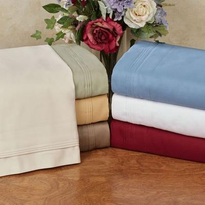 Home City, Inc. Superior Sheet Set, King, Burgundy