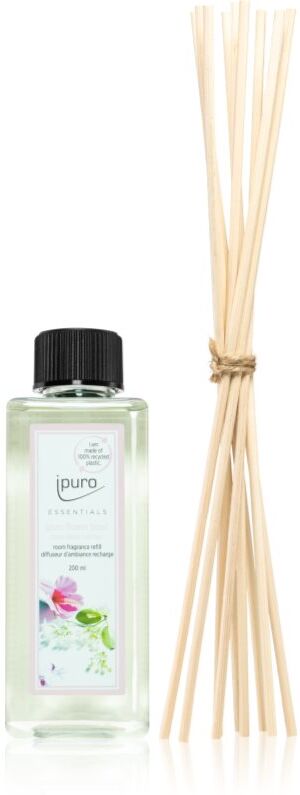 ípuro Essentials Flower Bowl recharge pour diffuseur d'huiles essentielles + bâtons de recharge pour diffuseur d'huiles essentielles 200 ml