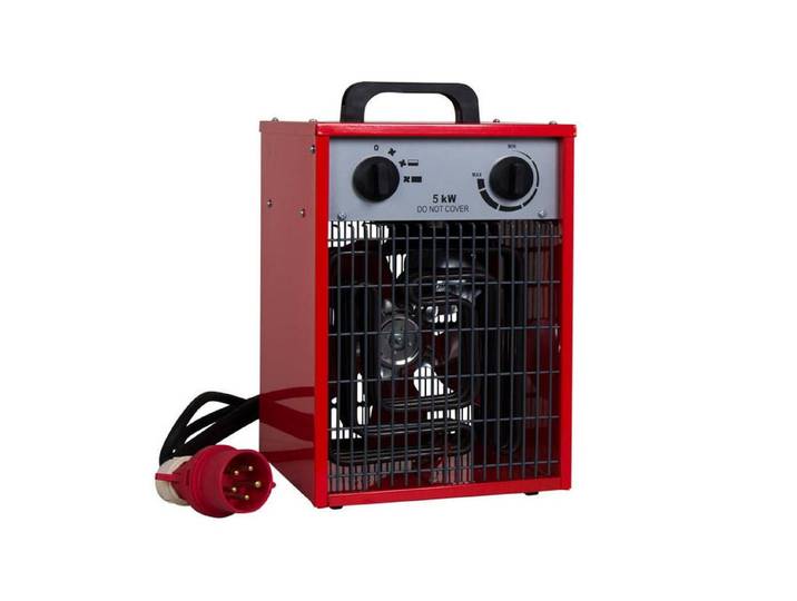 KIBERNETIK Heizlüfter HL5.1 5000 W , rot, Heizstrahler, Heizlüfter