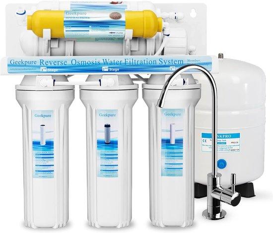 Umkehrosmose Trinkwassersystem - Wasserfilter - 1 Stück - Weiß - 6-stufig
