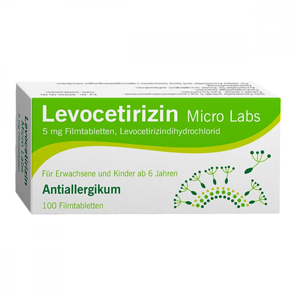Micro Labs GmbH Levocetirizin Micro Labs 5 mg Filmtabletten 16821029