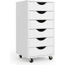 Relaxdays, Rollcontainer, Rollcontainer (40 x 40 x 78 cm)