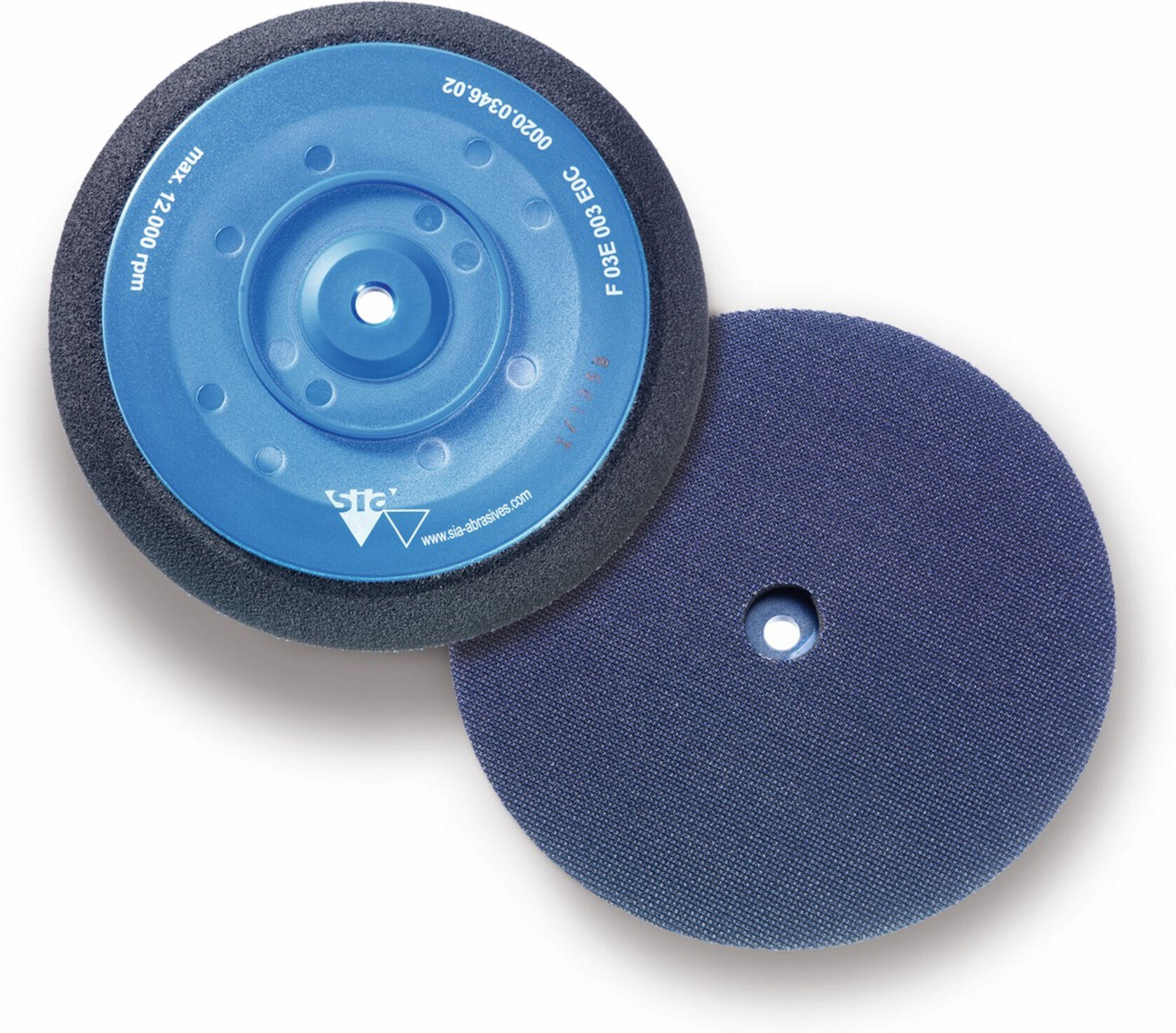 Sia Stützteller, 0 x 0 x 150, ohne Loch Technische Details weich, siafast-Klettsystem ; sia ABRASIVES (F03E003E0C)