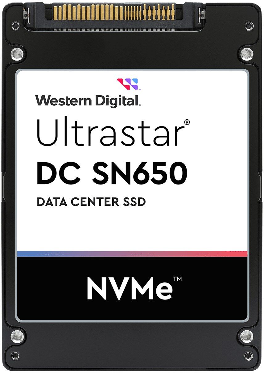 Western Digital Ultrastar DC SN650 U.3 2.5-inch PCIe 4.0 NVMe SSD 7.68TB - WUS5EA176ESP5E3