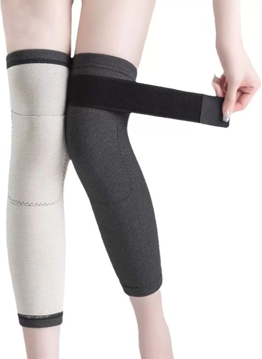 INF Detong Derong Kniebandage mit Tasche für Wärmepads - 1 Paar, bequem und rutschfest L