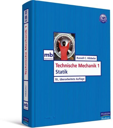Hibbeler, Russell C. - Technische Mechanik 1 - Statik - Preis vom 09.10.2026 07:28:09 h