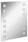FACKELMANNGMBH Spiegelelement KARO-LIGHT 60x75x2 cm, 2xLED 09198599