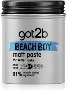 got2b Beach Boy pasta matificante para cabelo 100 ml. Beach Boy