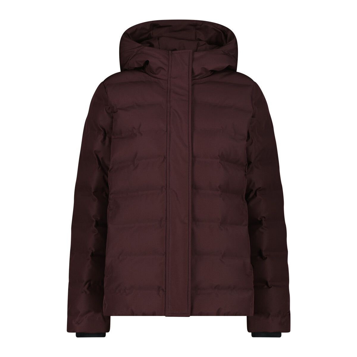 CMP Woman Padded Padded Jacket FIX Hood black berry (C595) 48 35K3666-C595-48