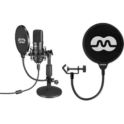 Morele Mikrofon Mozos Mikrofon Mozos USB MKIT-900PRO Gamer + Pop filtr mikrofonowy PS-1, Mikrofon
