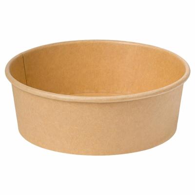 VEPATIM 50x Salatschalen 1300 ml aus Kraftpapier braun