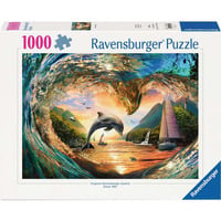 Puzzle Sprung in den Sonnenuntergang 1000 Teile
