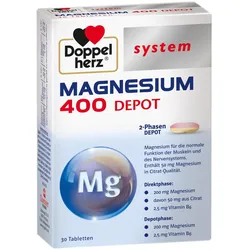 Doppelherz Magnesium 400 Depot System 30 ST