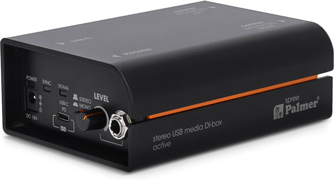 Palmer River Spree - Aktive Stereo-Media-Di-Box Mit Usb-C
