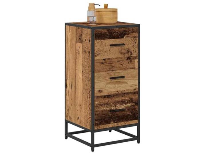 KTHLBRH Anrichte aus Holz, 35,5 x 35 x 76 cm Technisches Holz, großer Raum, minimalistischer Stil, Innengebrauch, Montage erforderlich