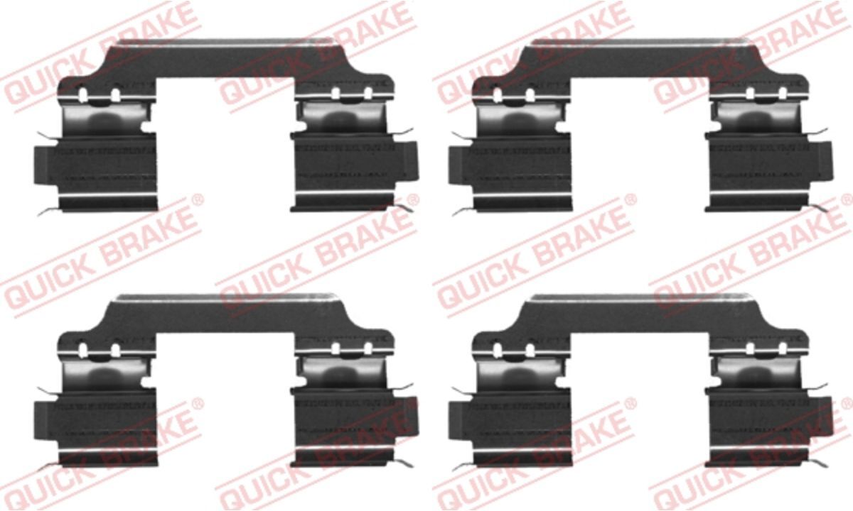 Zubehörsatz, Scheibenbremsbelag QUICK BRAKE 109-1707