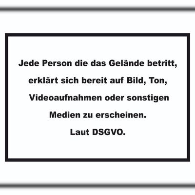 HB-Druck DSGVO Hinweis Schild Datenschutz A6 (105x148mm)
