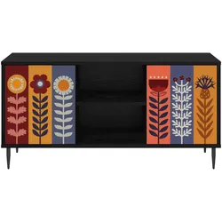 vidaXL, TV Möbel, Mackenried (Sonnenblumenmuster) (33 x 102 x 51 cm)